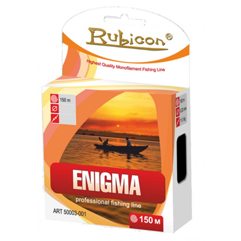 фото Rubicon леска монофильная rubicon enigma 150m (бело голубой) d=0,16mm