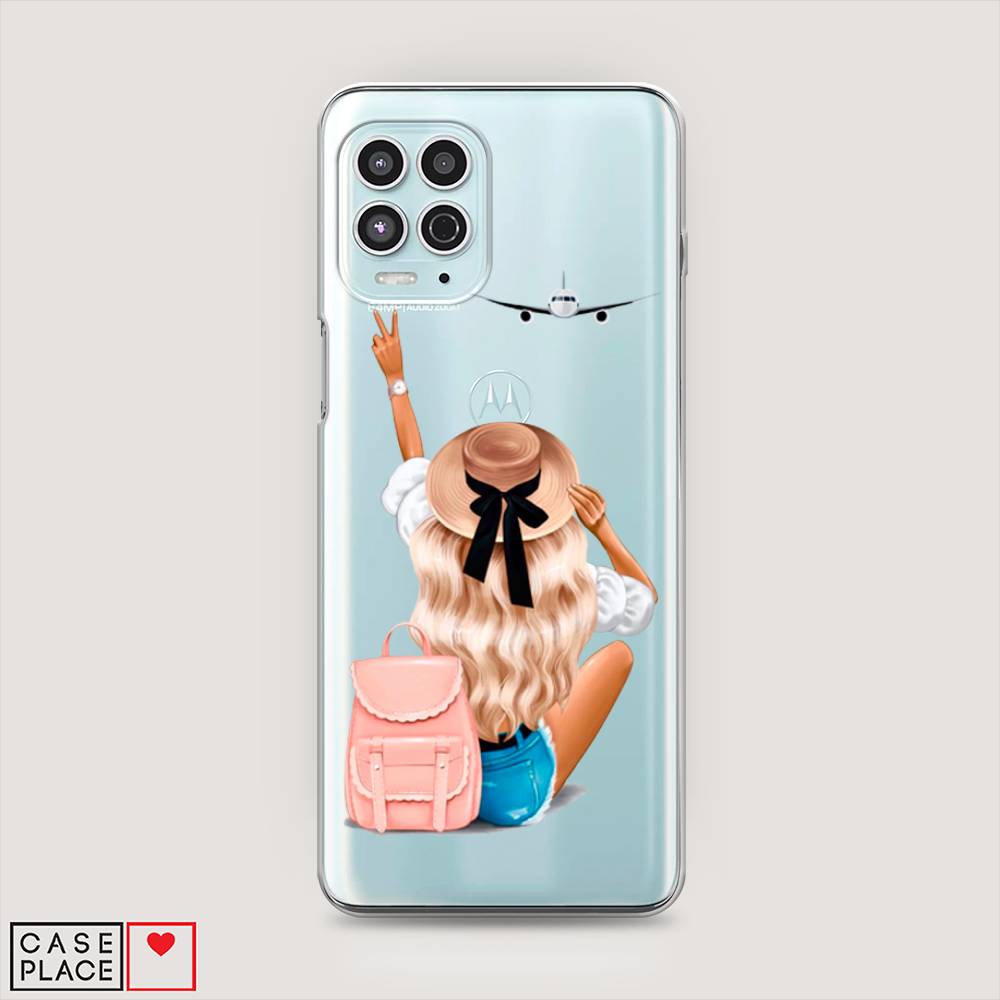 

Чехол Awog на Motorola Moto G100 "Автостопом самолетом", Разноцветный, 241650-7