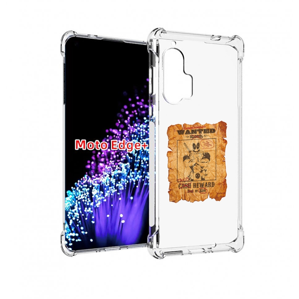 

Чехол MyPads дедпул для Motorola Edge+ Plus, Прозрачный, Tocco