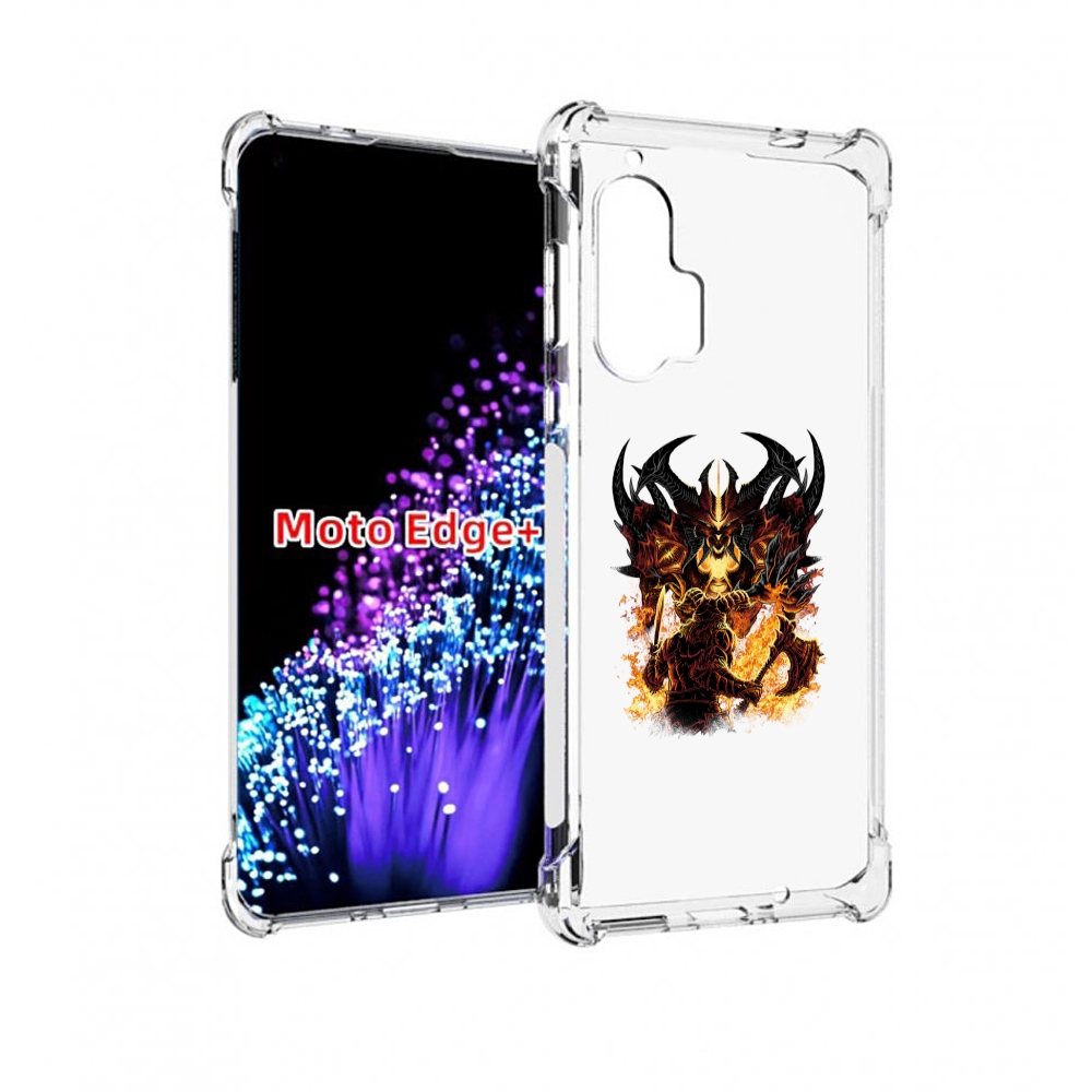 

Чехол MyPads демон shadow fiend для Motorola Edge+ Plus, Прозрачный, Tocco