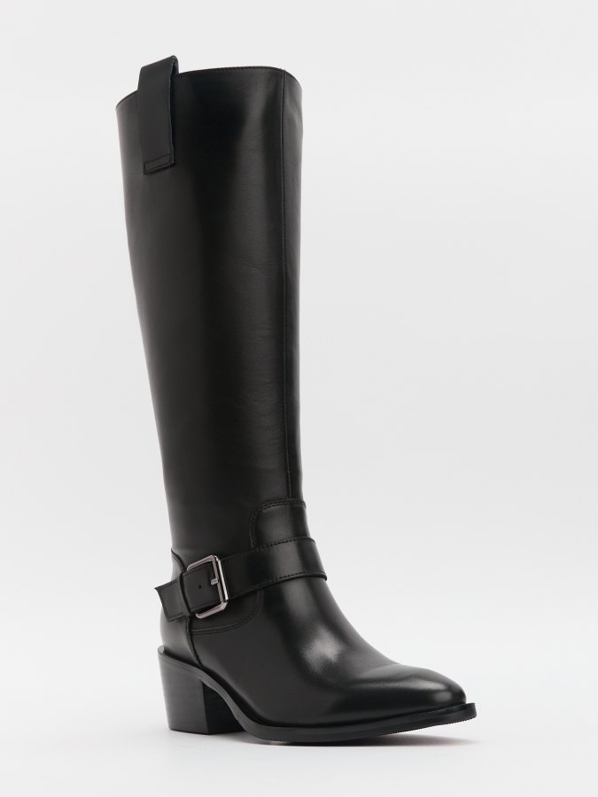 

Сапоги женские Tendance SW37-13 черные 39 EU, Черный, SW37-13