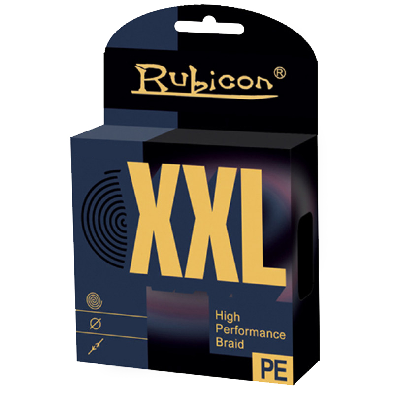 фото Rubicon леска плетенная rubicon xxl 135m pe black, d=0,16mm