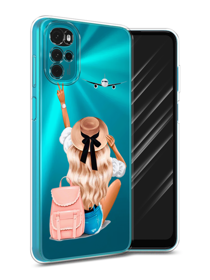 

Чехол Awog на Motorola Moto G22 "Автостопом самолетом", Разноцветный, 243150-7