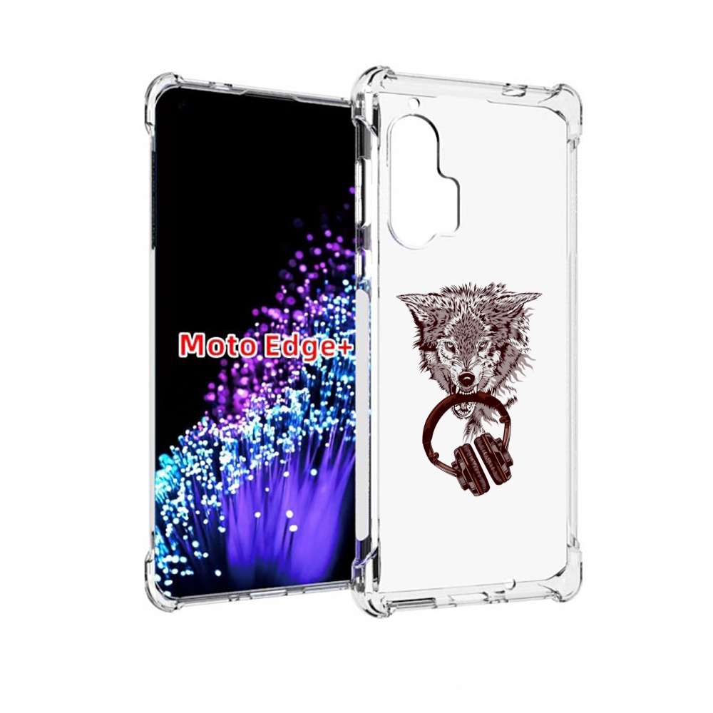 

Чехол MyPads дикий волк для Motorola Edge+ Plus, Прозрачный, Tocco