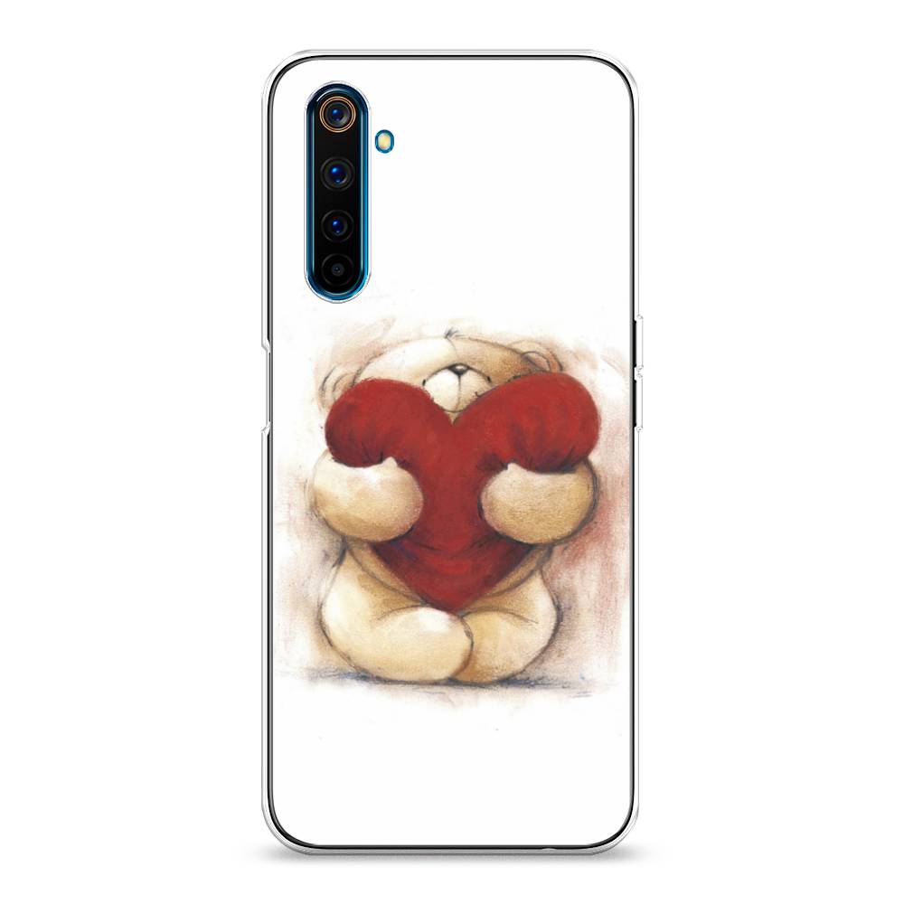 

Чехол Awog на Realme 6 Pro "Мишка с сердцем 1", Разноцветный, 252850-6