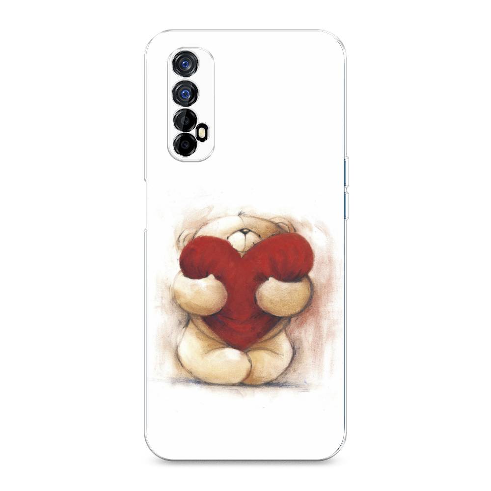 

Чехол Awog на Realme 7 "Мишка с сердцем 1", Разноцветный, 254150-6