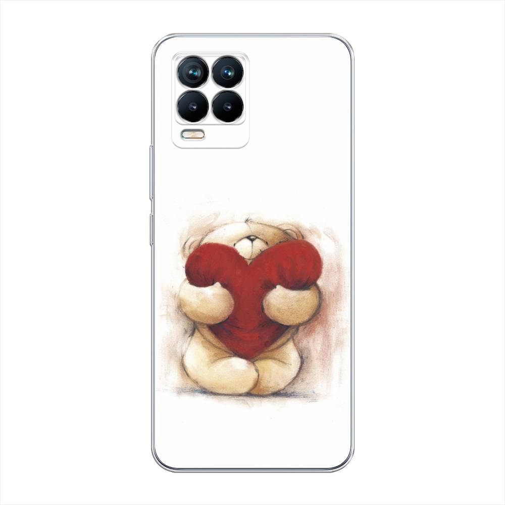 

Чехол Awog на Realme 8/8 Pro "Мишка с сердцем 1", Разноцветный, 255450-6
