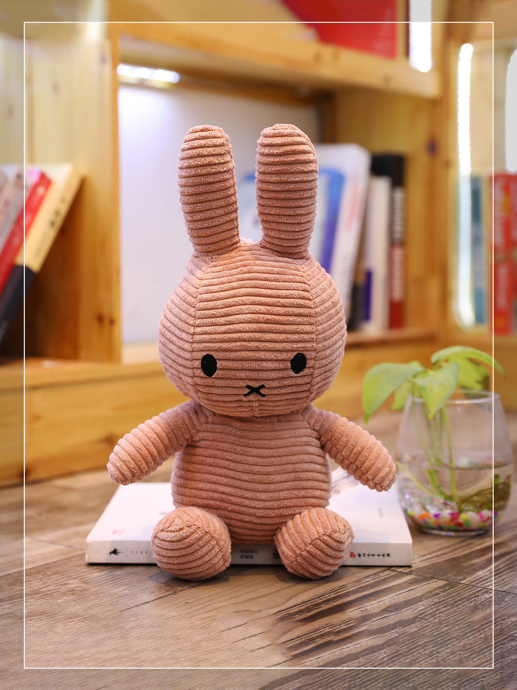 Мягкая игрушка заяц кролик Poco case, розовый