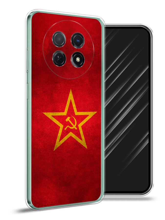 

Чехол Awog на Huawei Nova Y91 "Красное знамя", Желтый;красный, 6121650-10