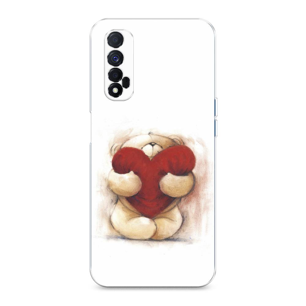 

Чехол Awog на Realme Narzo 30 4G "Мишка с сердцем 1", Разноцветный, 257650-6