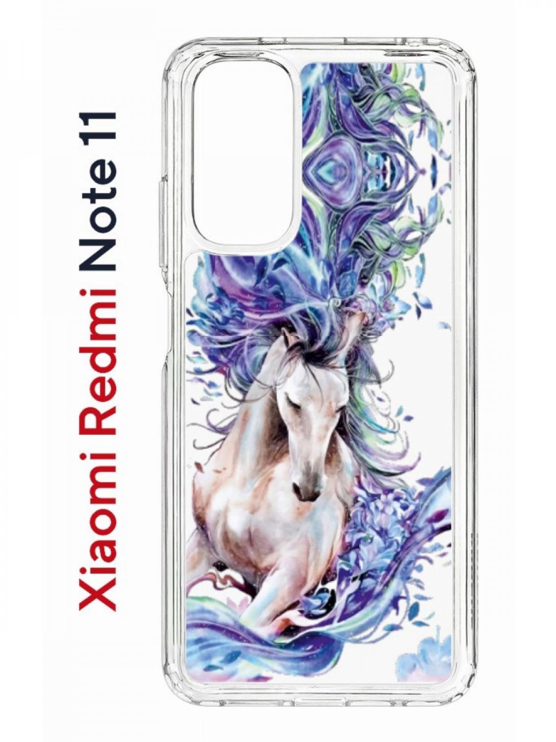 Чехол на Xiaomi Redmi Note 11/11S Kruche Print Грация,противоударный бампер с принтом