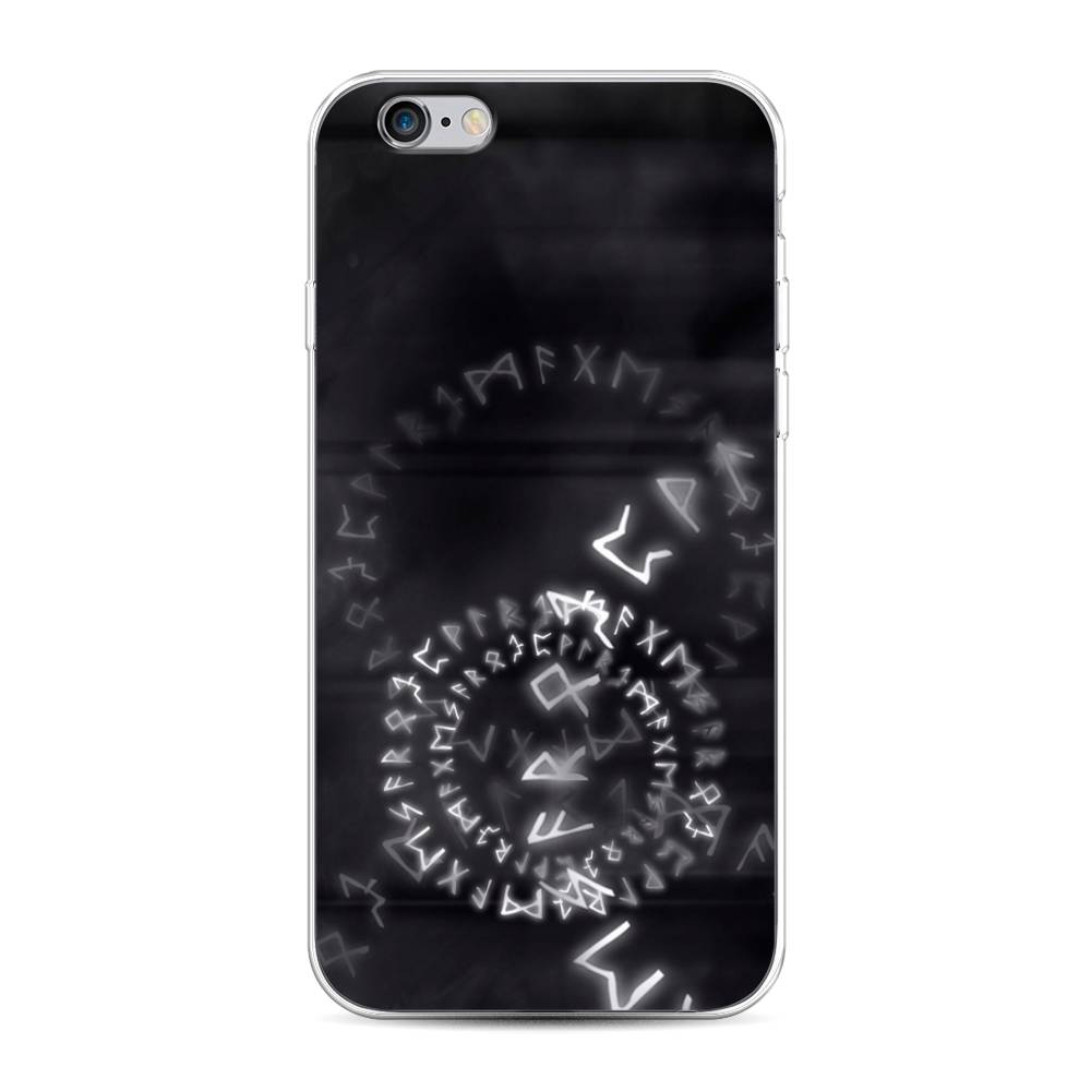 

Чехол на Apple iPhone 6 "Руны", Серый;черный, 0104S50-3