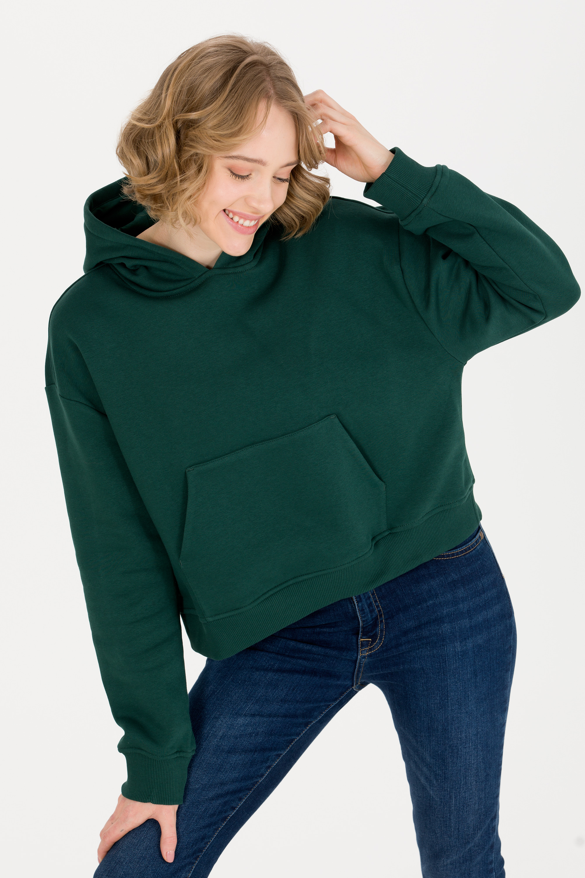 

Худи женское U.S. POLO Assn. G082SZ0820KUR зеленое XL, Зеленый, G082SZ0820KUR