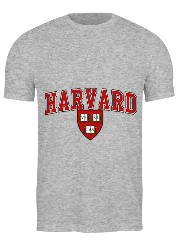 

Футболка мужская Printio Harvard 3703153 серая 3XL, Серый, Harvard 3703153