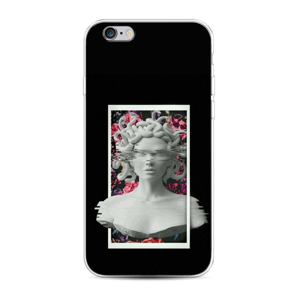 

Чехол на Apple iPhone 6 "Web Punk Медуза Горгона", Черный;серый, 0104S50-6