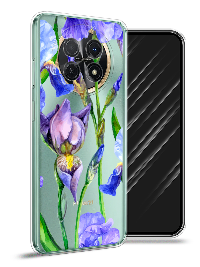 

Чехол Awog на Huawei Nova Y91 "Синие ирисы", Фиолетовый;голубой;зеленый, 6121650-8