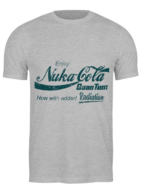 

Футболка мужская Printio Nuka-cola quantum. fallout 3703966 серая L, Серый, Nuka-cola quantum. fallout 3703966