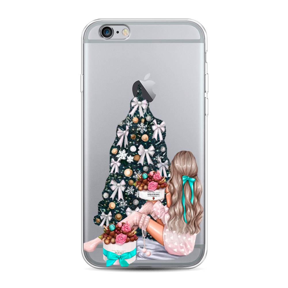 

Чехол на Apple iPhone 6 "New Year", Зеленый;бежевый;голубой, 0104S50-5