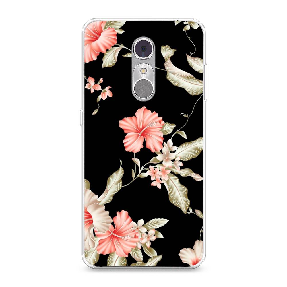 

Чехол Awog на ZTE Blade A910 / ЗТЕ Блэйд A910 "Цветы на черном", Разноцветный, 131850-8