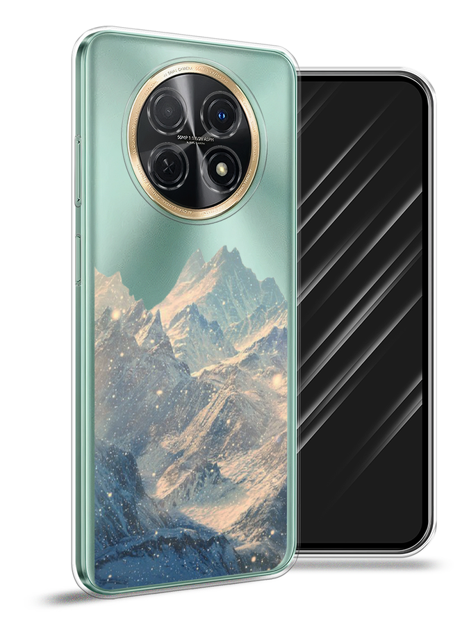 

Чехол Awog на Huawei Nova Y91 "Горы арт 2", Серый, 6121650-10