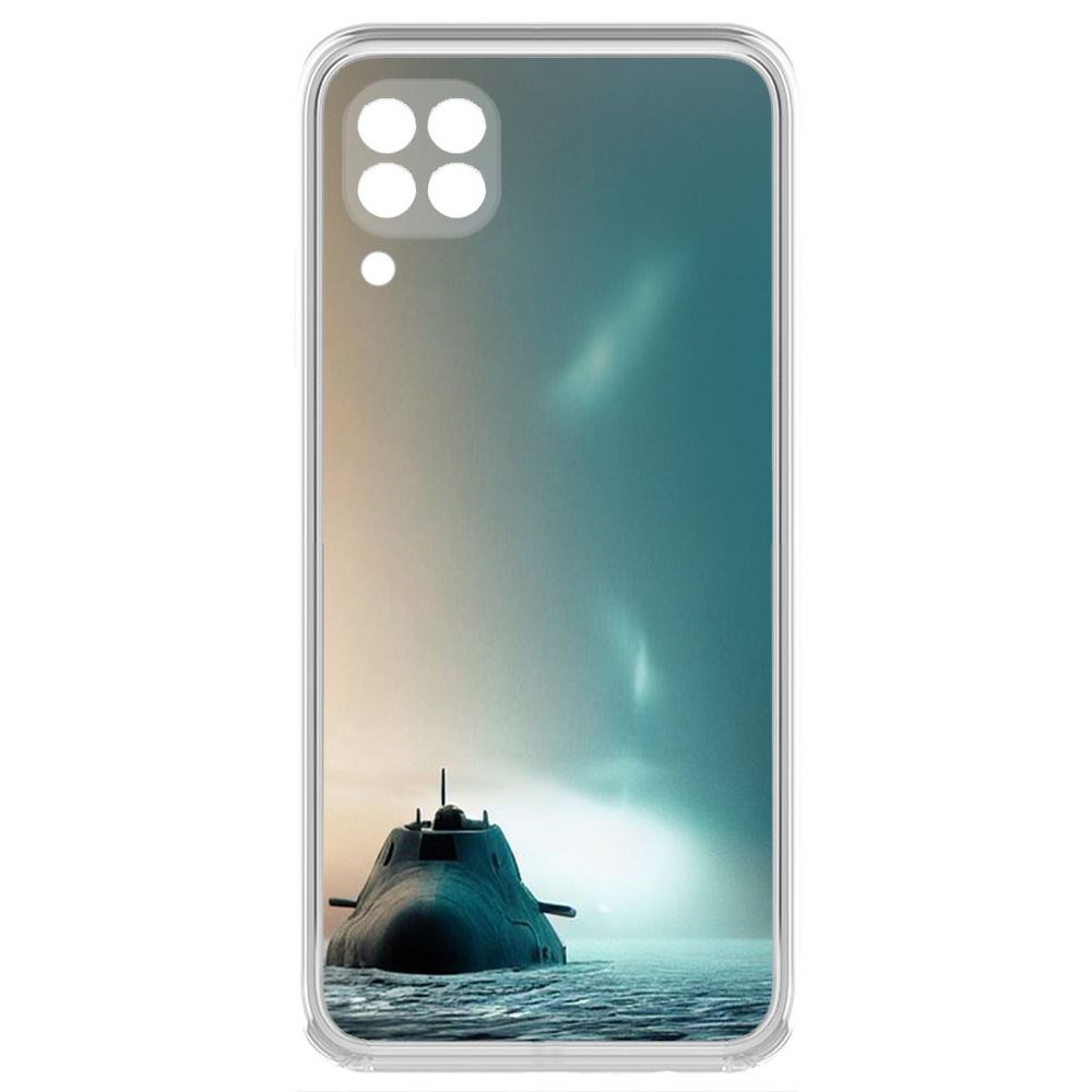 Чехол-накладка Krutoff Clear Case Подлодка для Huawei P40 Lite