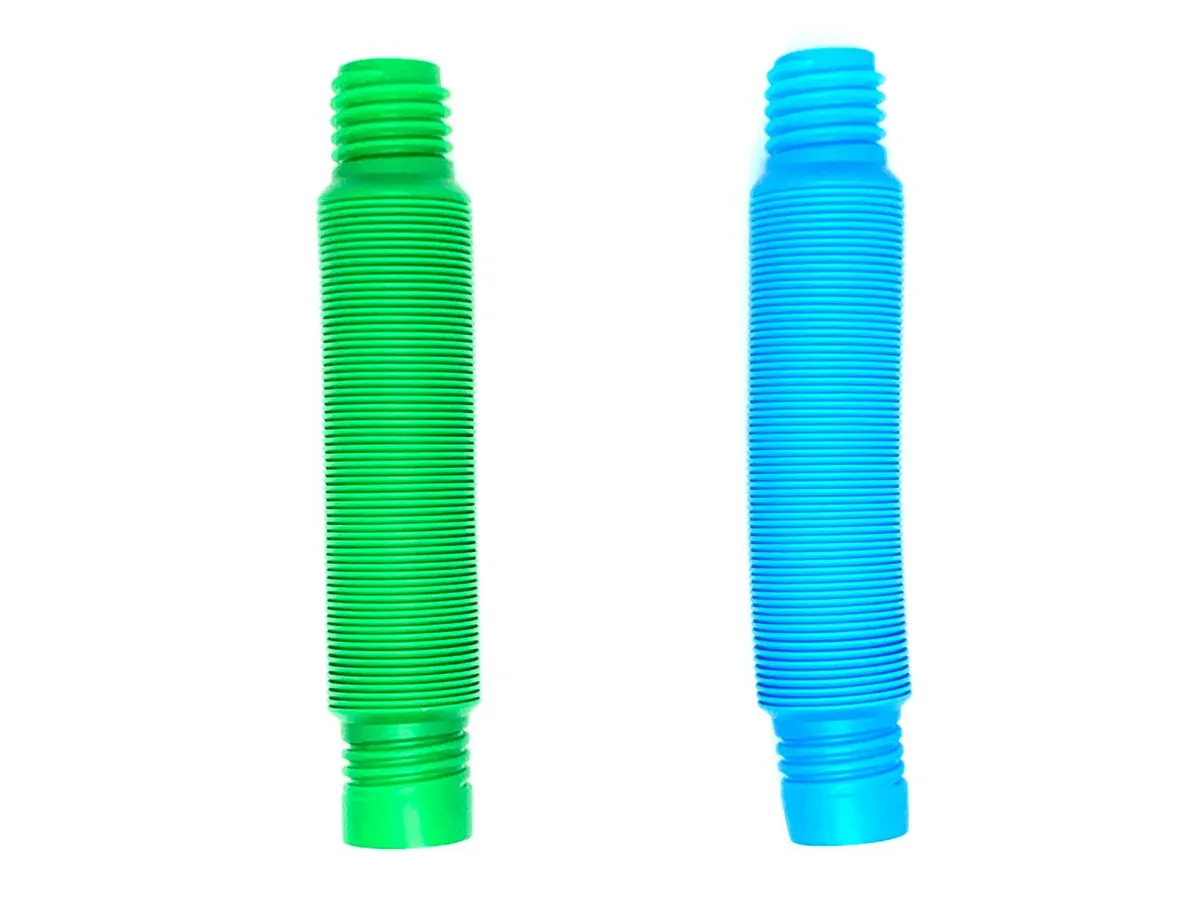 

Игра развивающая BIG Pop Tubes, набор из 2 штуки по 22 см зеленый; голубой