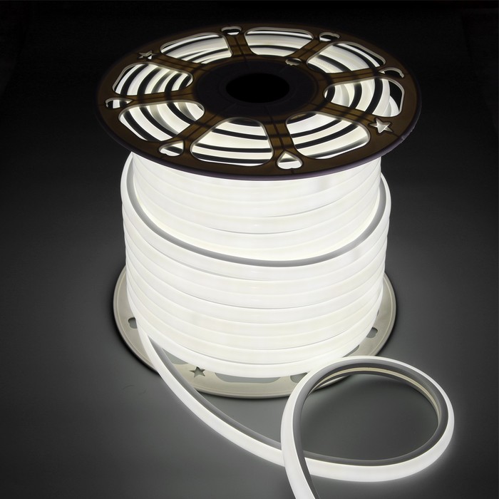 

Гибкий неон General 16 мм D-образный, IP67, 50 м, SMD2835, 120 LED/м, 220 В, свечение бело
