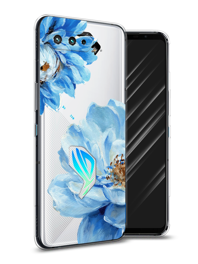 

Чехол Awog на Asus ROG Phone 5S "Голубые клематисы", Голубой, 44550-8