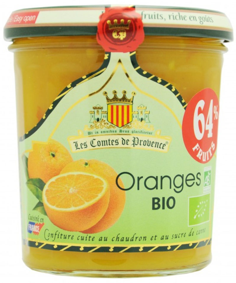 

Джем Les Comtes de Provence Organic Апельсин 350г