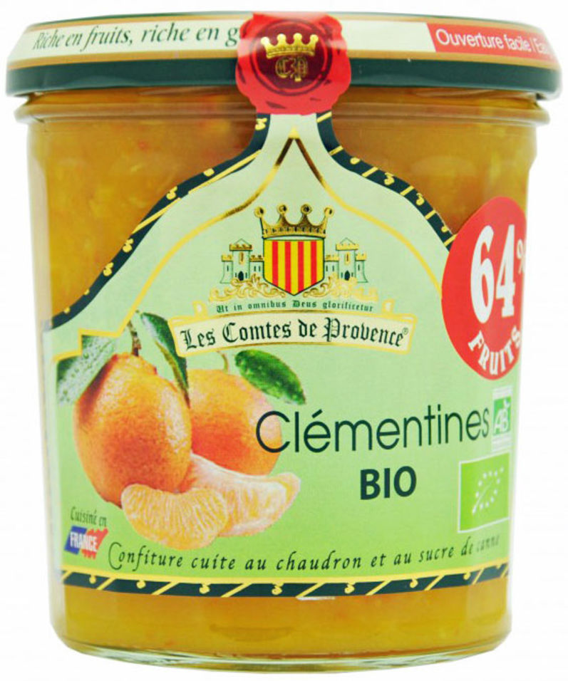 

Джем Les Comtes de Provence Organic Клементин 350г