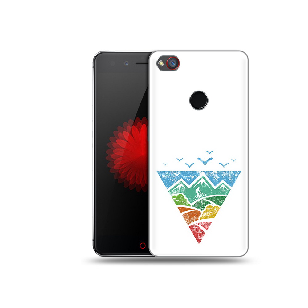 Чехол MyPads Tocco для ZTE Nubia Z11 Лес земля море чайки (PT48017.468.105)