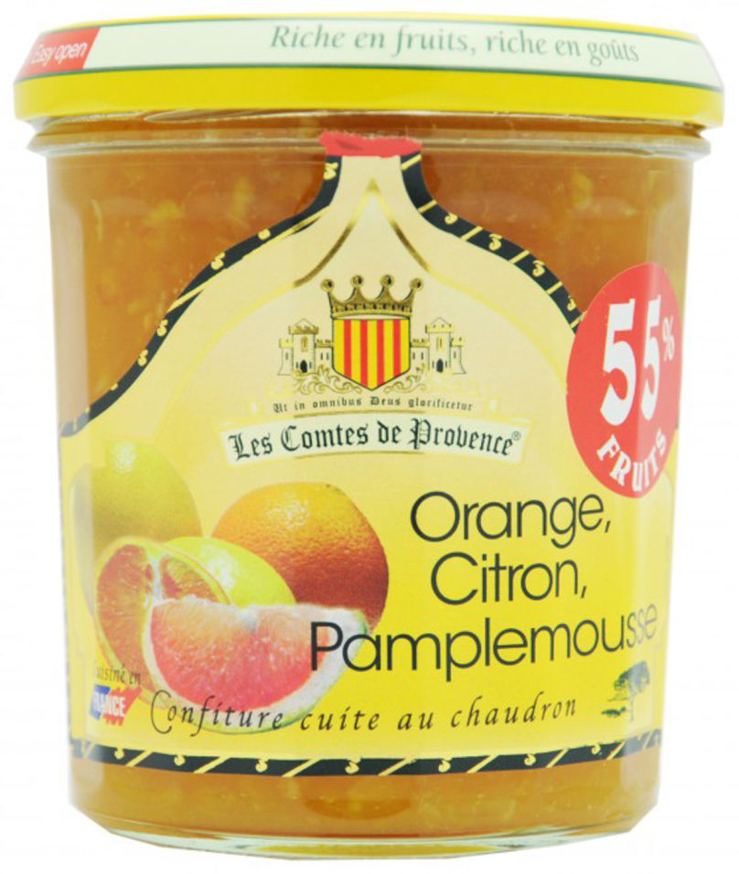 

Джем Les Comtes de Provence Апельсин Лимон Грейпфрут 340г