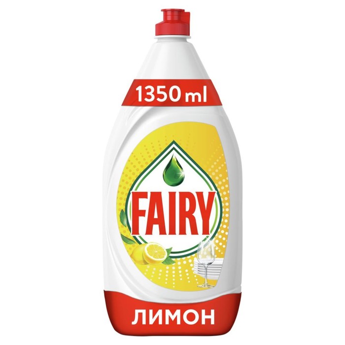 фото Средство для мытья посуды fairy "сочный лимон", 1.35 л