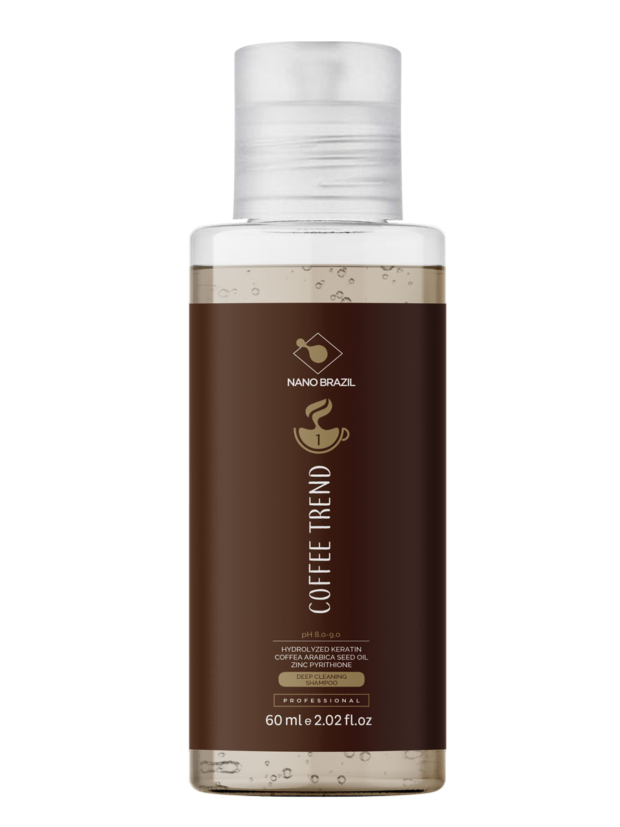 Шампунь для волос Nano Brazil Coffee Trend Deep Cleaning Shampoo 60 мл