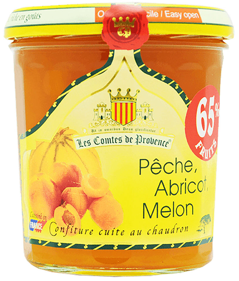 

Джем Les Comtes de Provence Персик Абрикос Дыня 340г