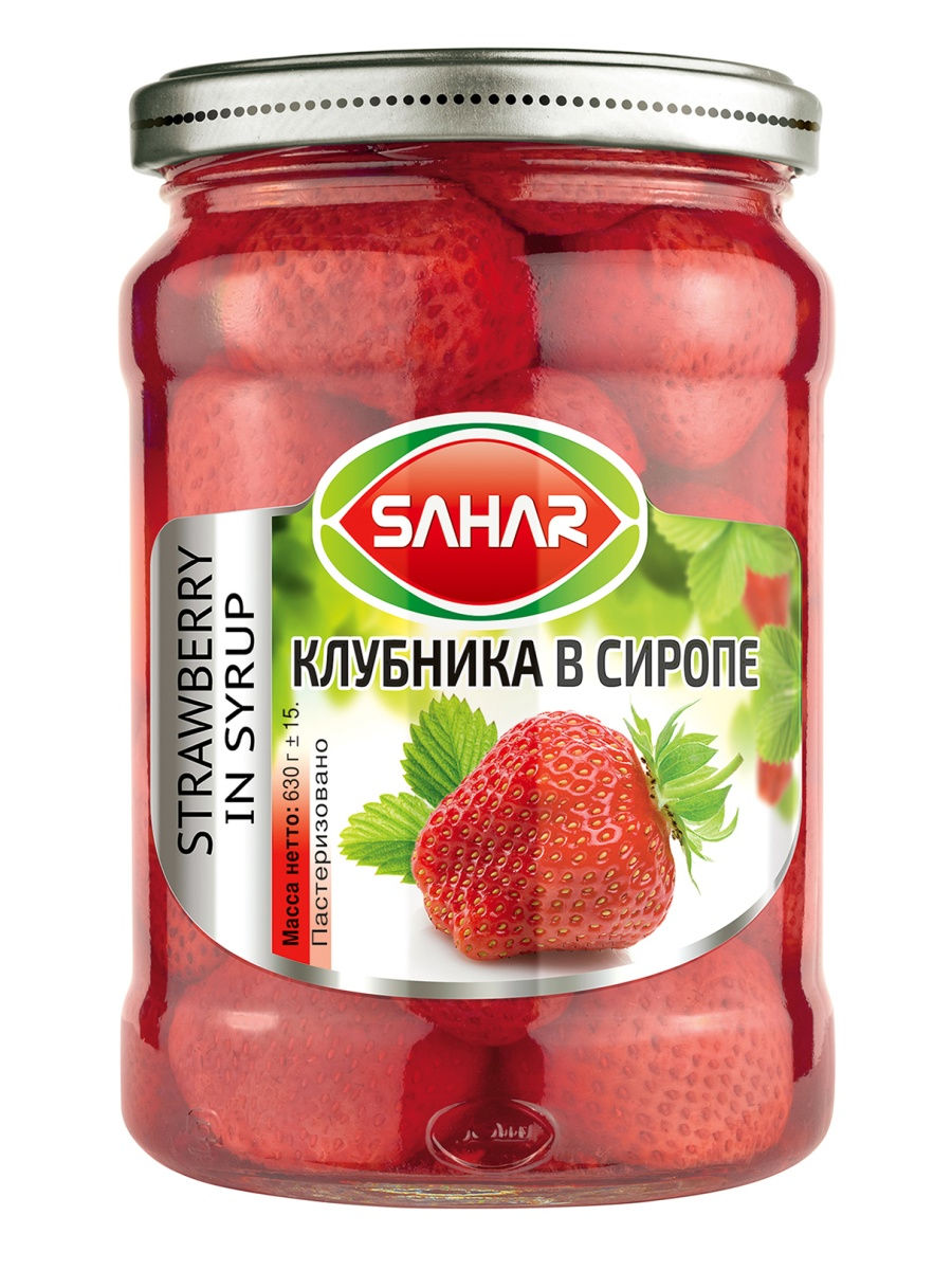 Клубника Sahar в сиропе 630г