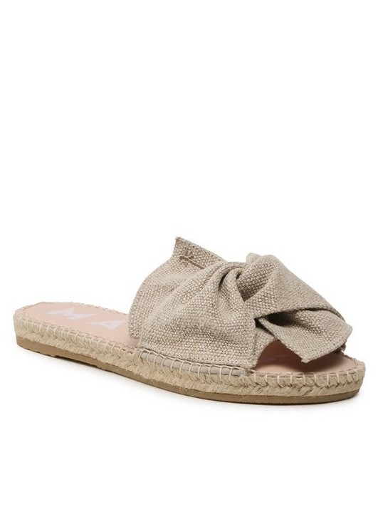 Эспадрильи женские Manebi Oragnic Hemp Sandals With Knnot O 7.1 JK бежевые 36 EU