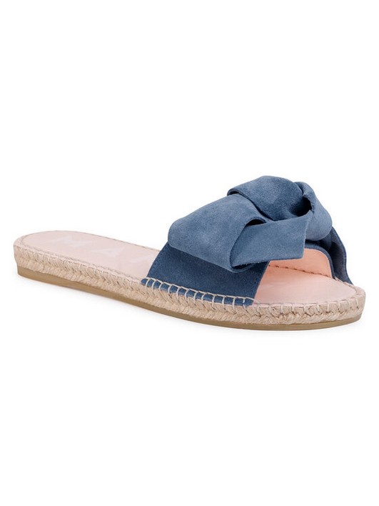 Эспадрильи женские Manebi Sandals With Bow  K 1.3 J0 синие 35 EU (доставка из-за рубежа)