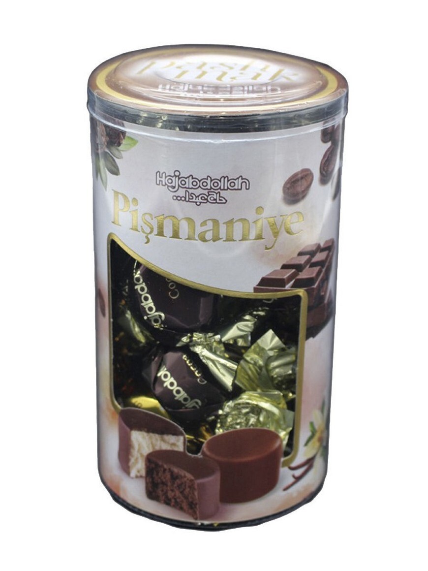 фото Пишмание hajabdollah со вкусом двойного шоколада и кунжута в шоколадной глазури 200 г