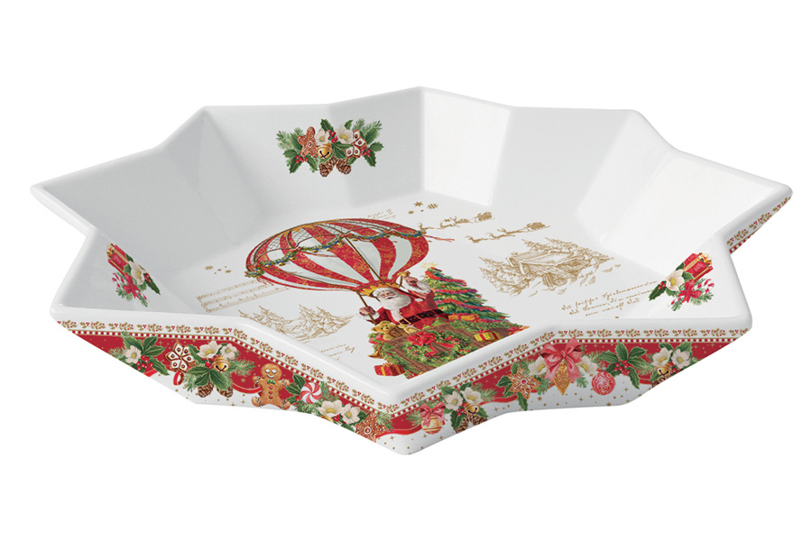 

Блюдо Easy Life Новогодние сувениры 25см, фарфор EL-R1049/CHAB_