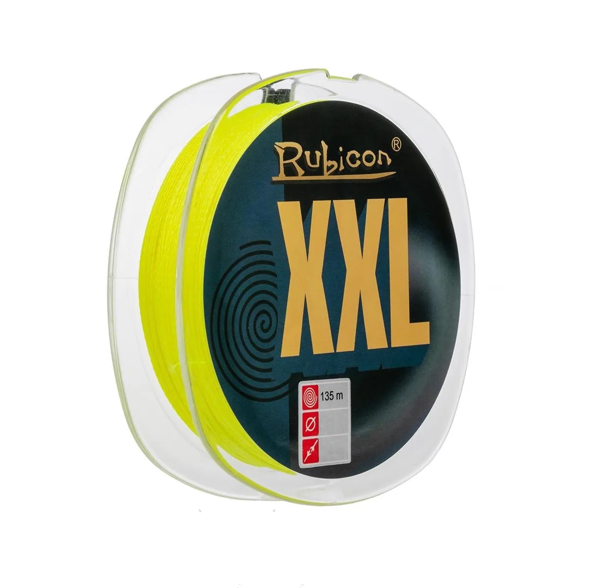 фото Rubicon леска плетенная rubicon xxl 135m pe yellow, d=0,16mm