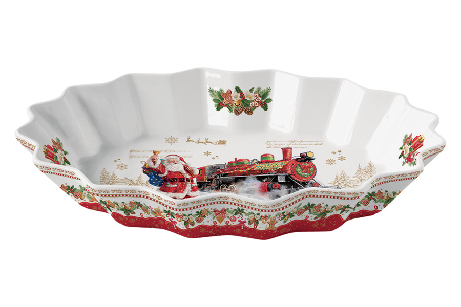 

Блюдо овальное Easy Life Новогодние сувениры 30х20.5см, фарфор EL-R1241/CHME_