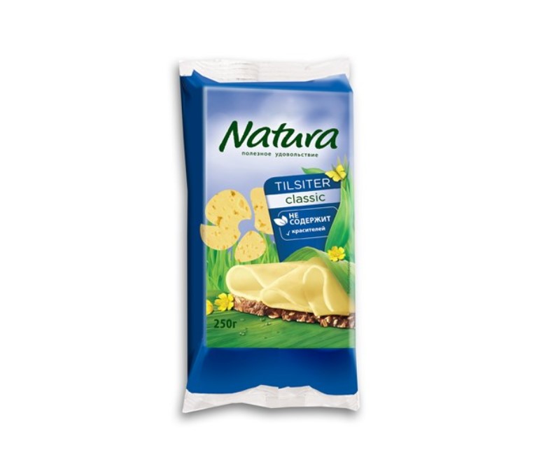 

Сыр полутвёрдый Natura Tilsiter Classic кусковой, 45%, 250 г