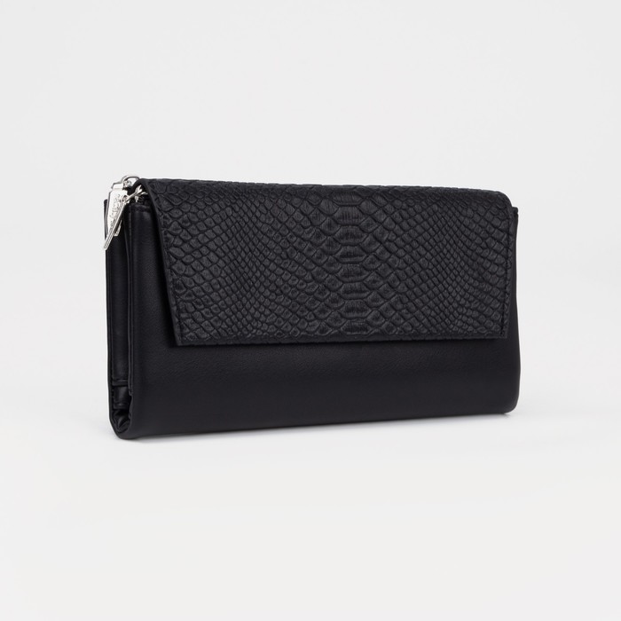 

Кошелек женский NoBrand 10-01-01, черный, 10-01-01