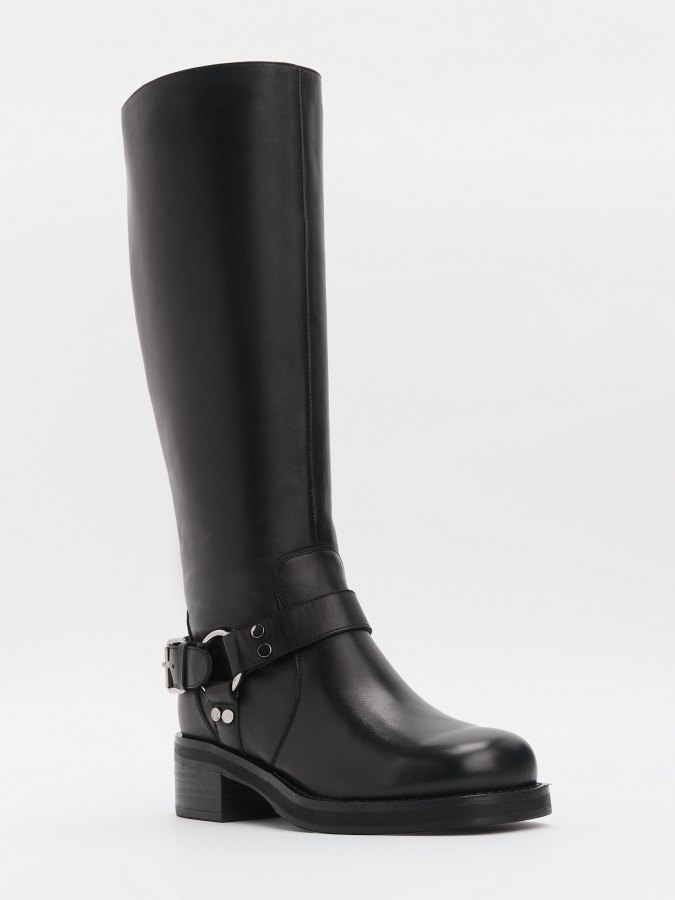 

Сапоги женские Tendance SW229-2 черные 39 EU, Черный, SW229-2