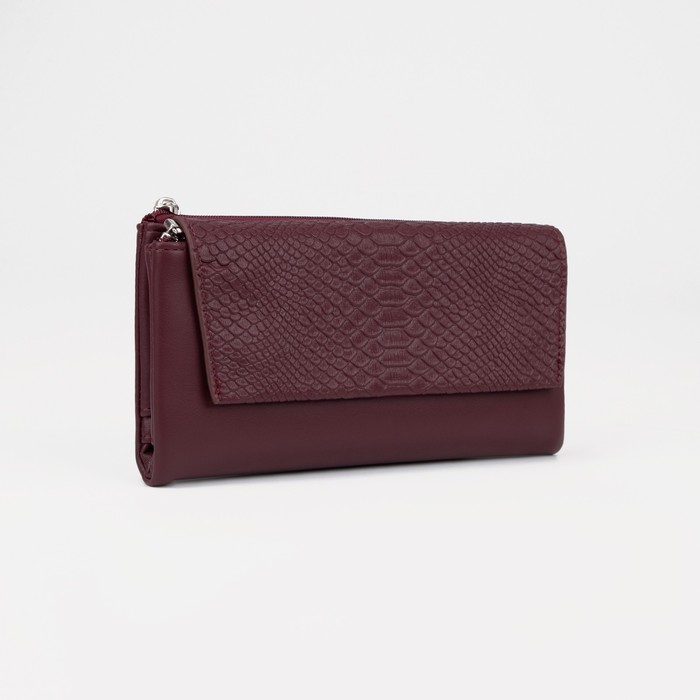 

Кошелек женский NoBrand 10-01-01, бордовый, 10-01-01