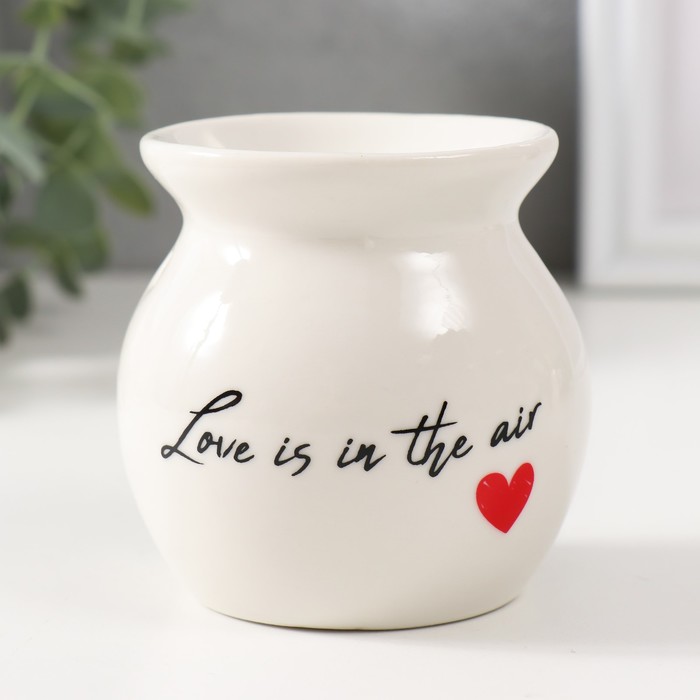 

Ароматическая лампа Love is in the air 9735346 белая 7,2х7,2х7,8 см, Белый