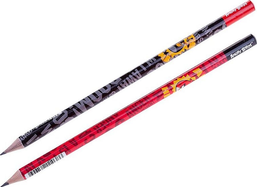 

Карандаш ч/г "Angry Birds" НВ, 2шт, заточенный, в блистере, европодвес 187325, BHc_02200