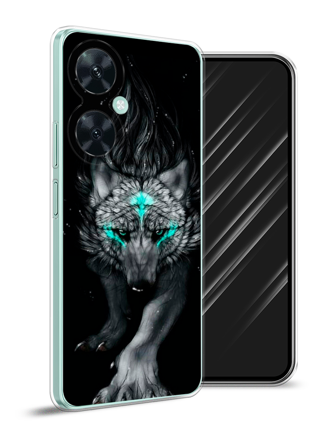 

Чехол Awog на Huawei Nova 11i "Волшебный волк", Черный;серый, 6121750-2
