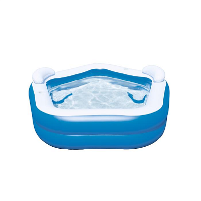 

Надувной бассейн Bestway 54153 213х206х69 см, Голубой